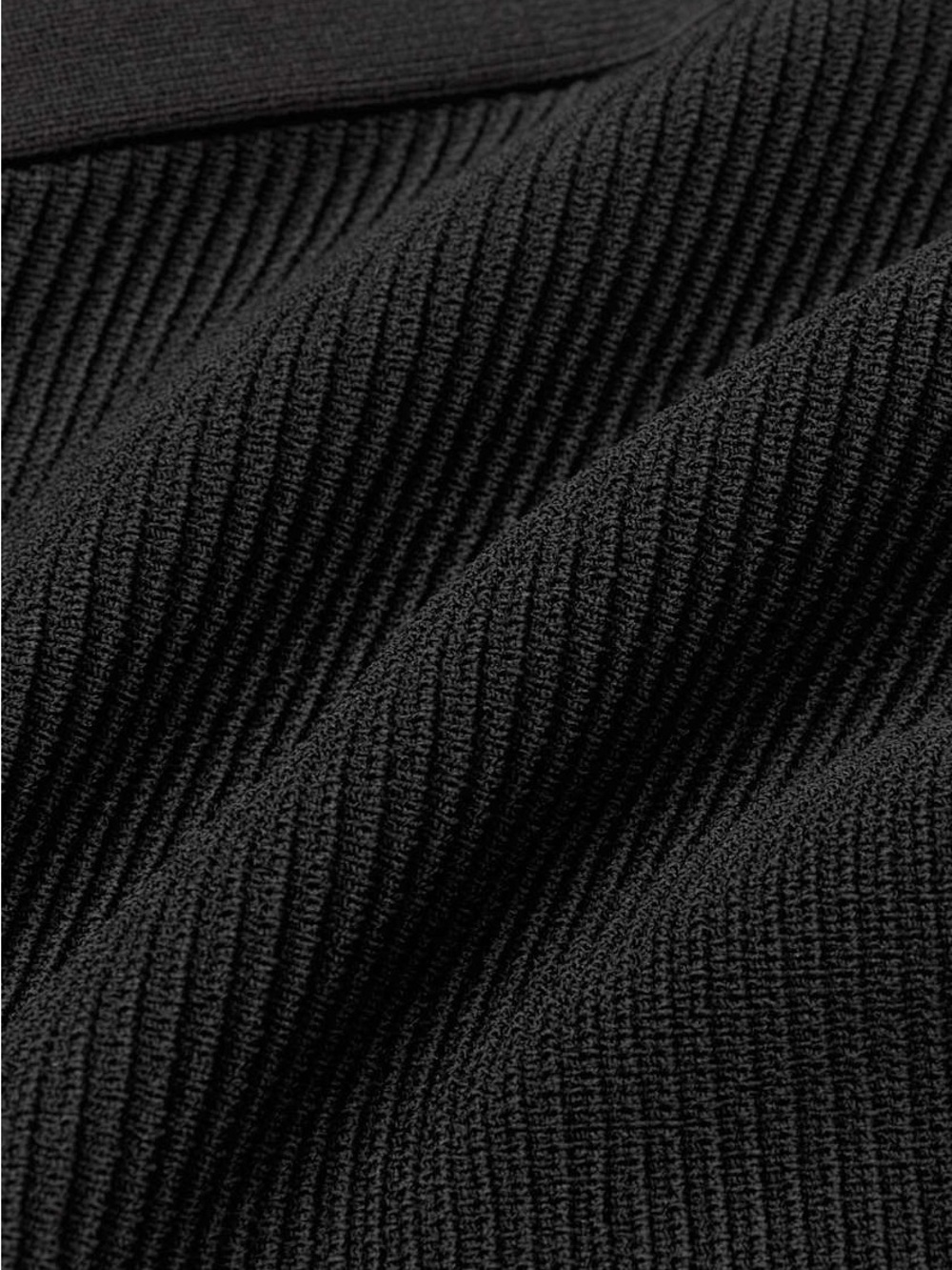 Aritzia Black Ribbed Cross-Halter Crop Top - Picture 8 of 14